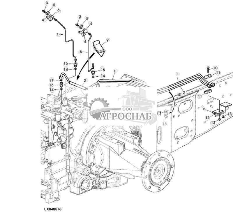 ТОРМОЗНЫЕ МАСЛОПРОВОДЫ, ЗАДНИЕ 